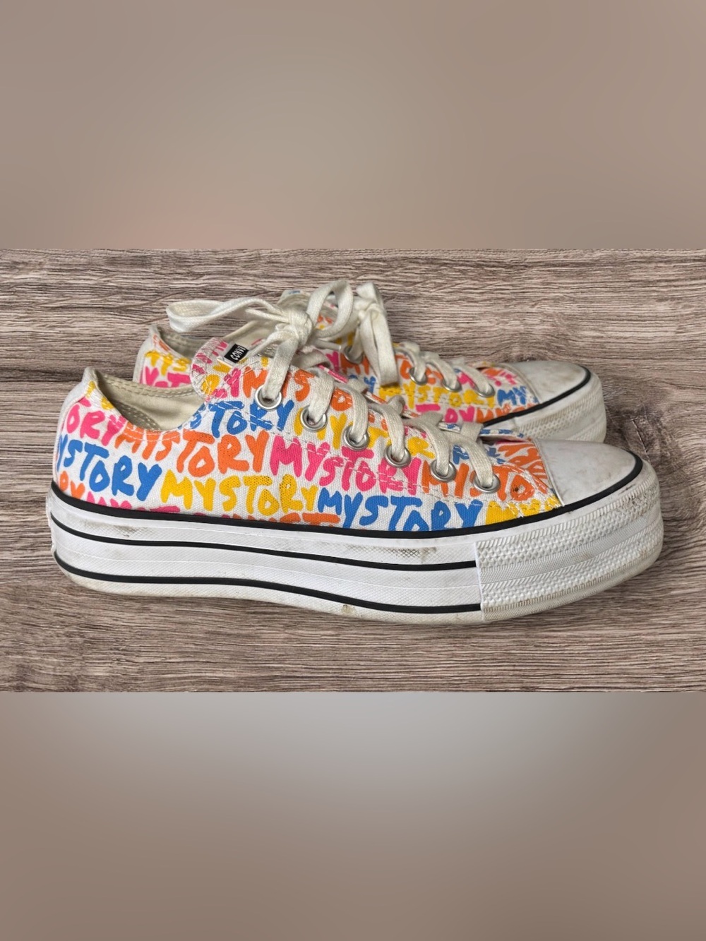 size 7 Converse Chuck Taylor All Star Platform Low My Story W